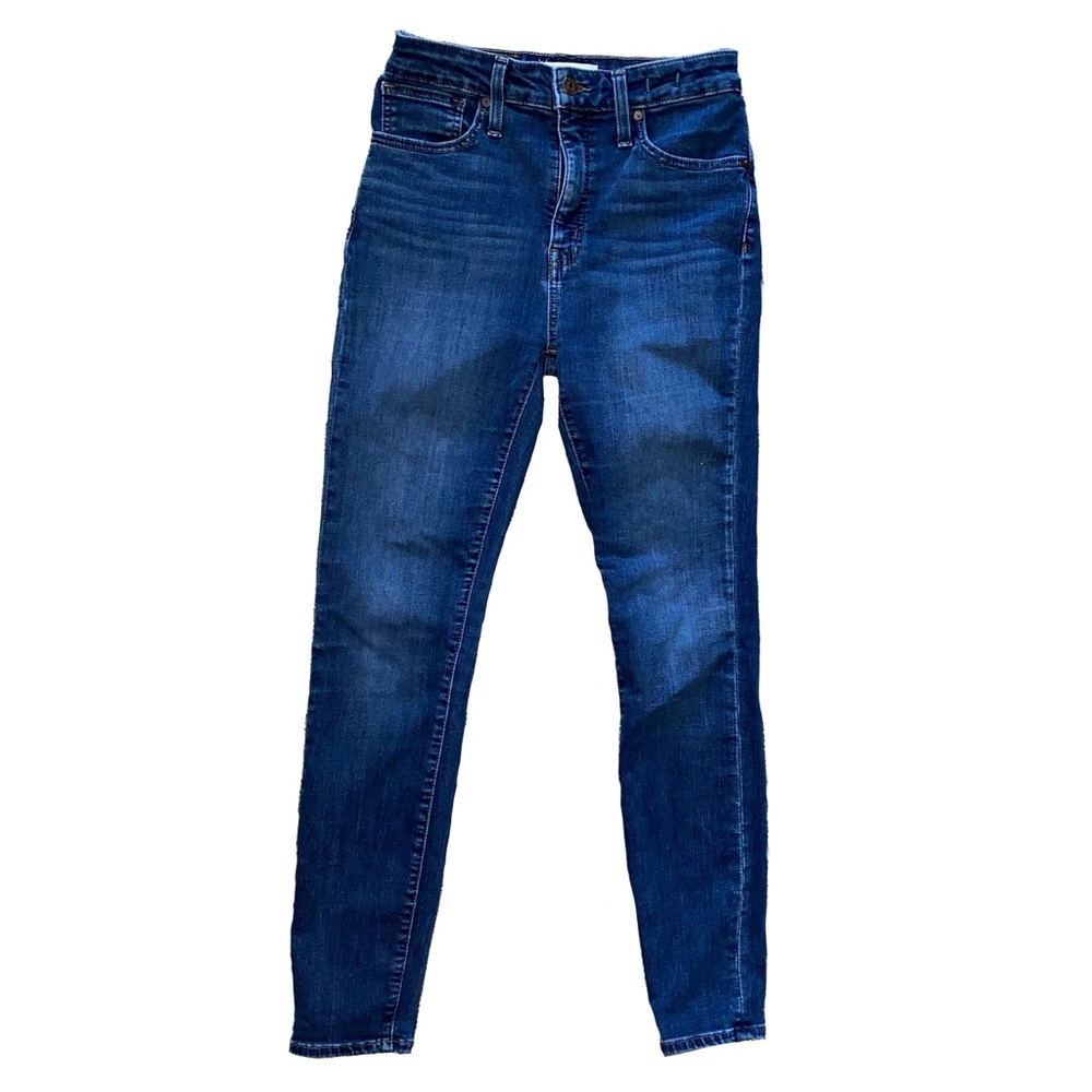 Madewell Curvy High Rise Skinny Jeans in Hayes Wash - Picture 4 of 10